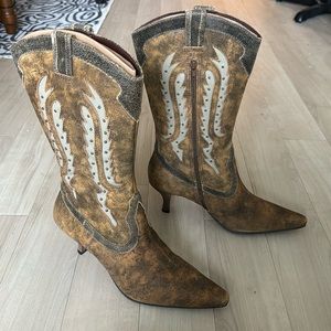 Sexy Western Boot - Old Tan